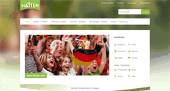 Desktop Screenshot of hatten.de